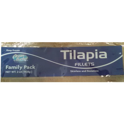 Tilapia Fillets, Skinless and Boneless