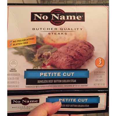 Bottom Sirloin Steak, Petite Cut, Boneless Beef