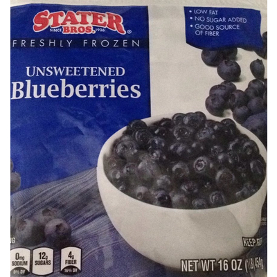 Blueberries, Unsweetened