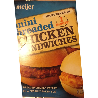 Mini Breaded Chicken Sandwiches