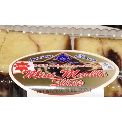 Pound Cake, Mini Marble Slices