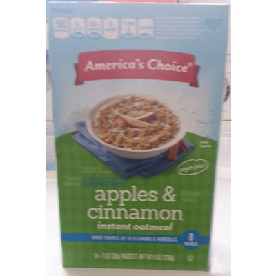 Apples & Cinnamon Instant Oatmeal