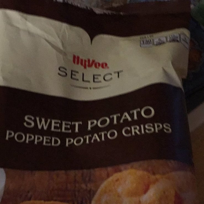 Popped Potato Crisps, Sweet Potato