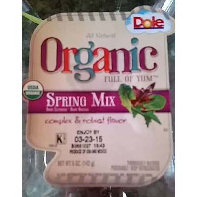 Organic Spring mix