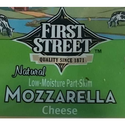 Cheese, Mozzarella, Natural