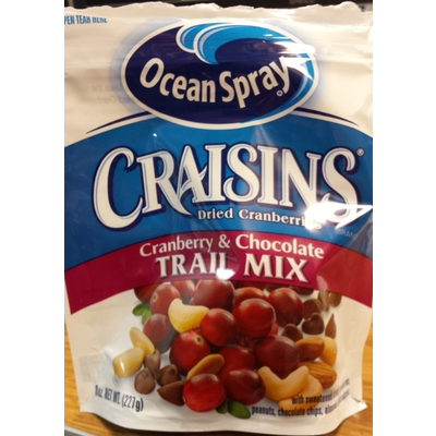 Craisins, Cranberry & Chocolate Trail Mix