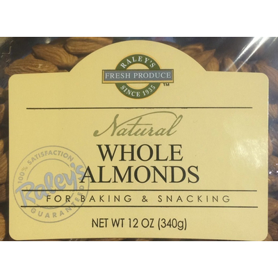 Natural Whole Almonds
