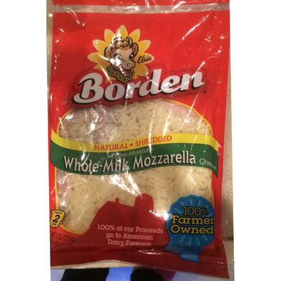 Shredded Cheese, Whole-Milk Mozzarella