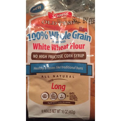 Old Tyme Bread, Long, White Wheat Flour