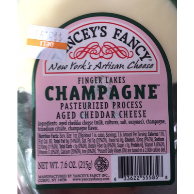 Champagne Cheddar Cheese