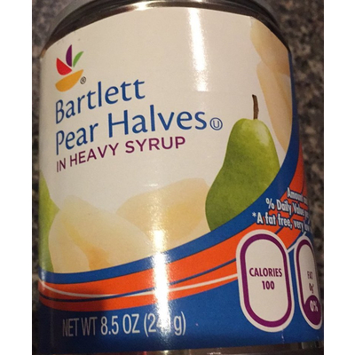 Bartlett Pear Halves, in heavy syrup