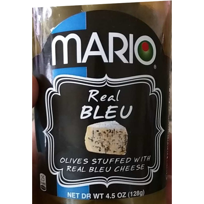 Olives Stuffed with Real Bleu Cheese