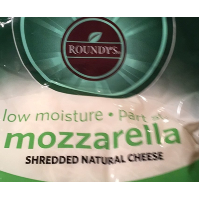 Shredded Natural Cheese, Mozzarella, Low Moisture