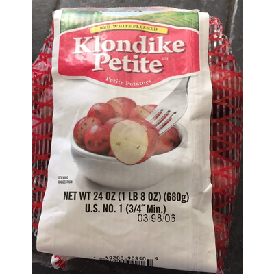 Potatoes, Red-White Fleshed