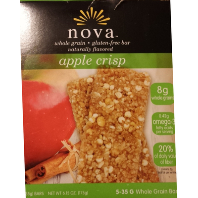 Gluten-Free Bar, Apple Crisp