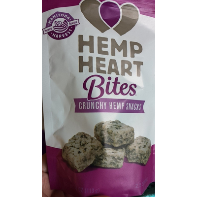 Crunchy Hemp Snacks, Hemp Heart Bites