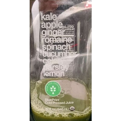Kale Apple Ginger Romaine Spinach Cucumber Celery Parsley Lemon