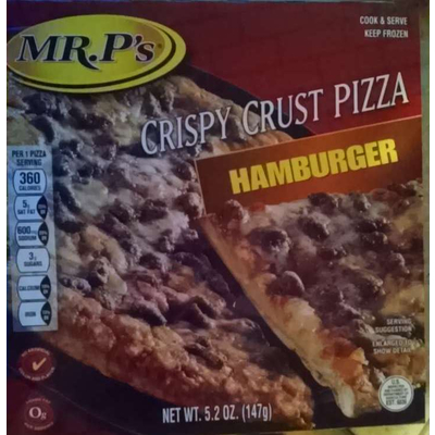 Crispy Crust Pizza, Hamburger