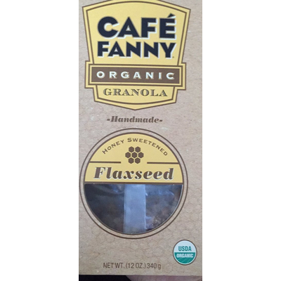 Organic Granola, Honey Sweetened Flaxseed