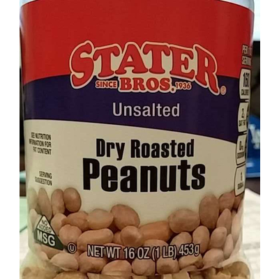Peanuts, Dry Roasted, Unsalted