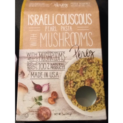 Israeli Couscous Pearl Pasta with Mushrooms