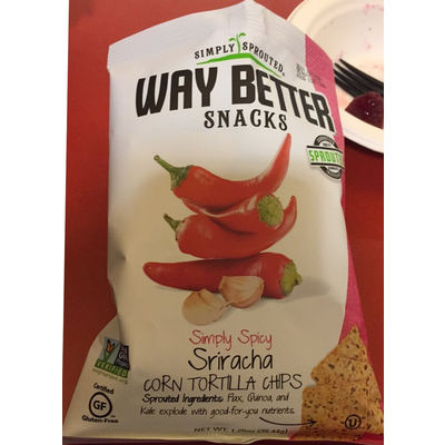 Corn Tortilla Chips, Sriracha