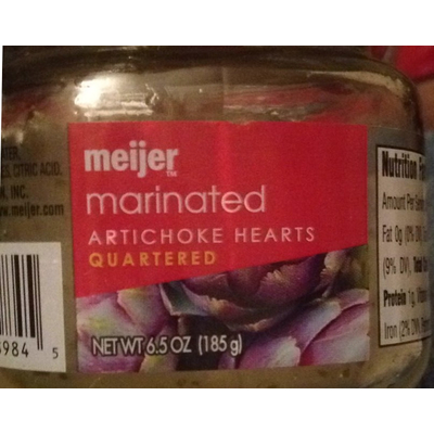 Artichoke Hearts, Marinated, Quartered