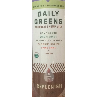 Replenish, Chocolate Hemp Milk