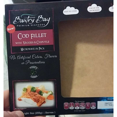 Cod Fillet with Veggies & Chipotle