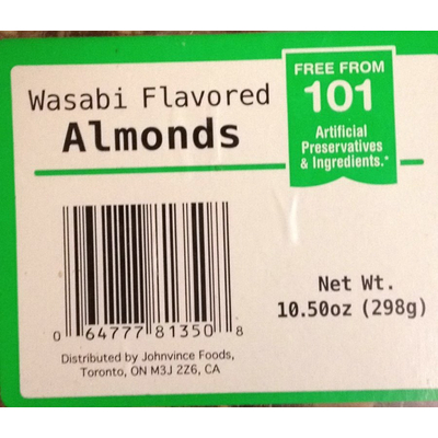 Almonds, Wasabi Flavored