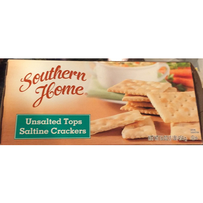 Saltine Crackers, Unsalted Tops