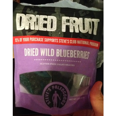 Dried Fruit, Dried Wild Blueberries
