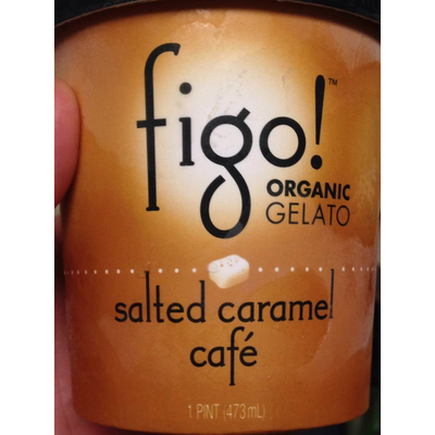 Organic Gelato, Salted Caramel Cafe