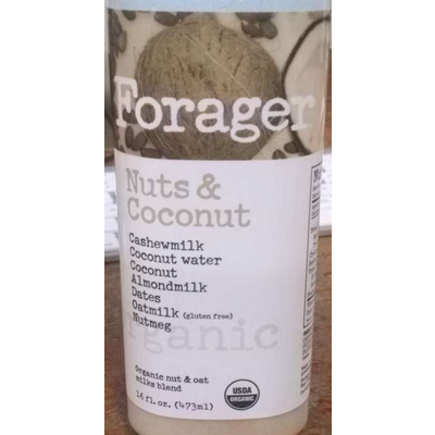 Organic Nut & Oat Milks Blend, Nut & Coconut