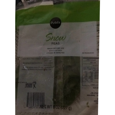 Peas, Snow