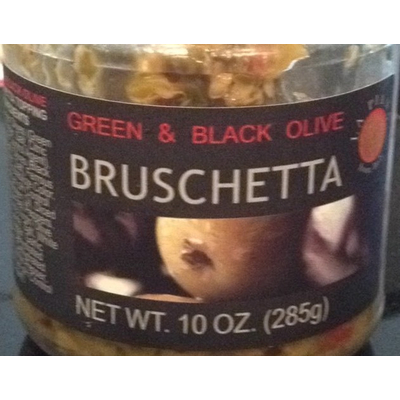 Bruschetta, Green & Black Olive