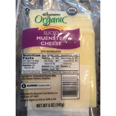 Sliced Cheese, Muenster