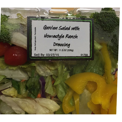 Garden Salad with Homestyle Ranch Dressing