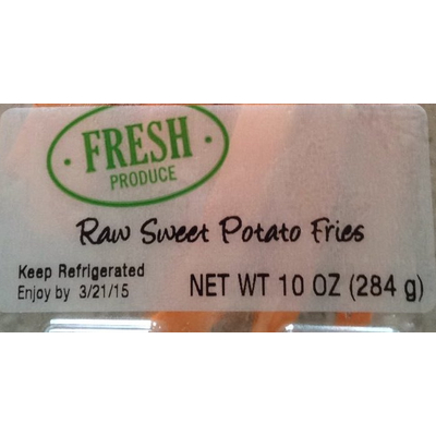 Raw Sweet Potato Fries