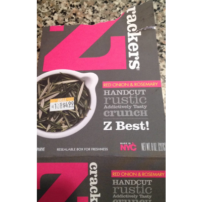 Crackers, Red Onion & Rosemary