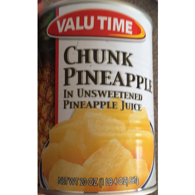 Chunk Pineapple In Unsweetened Pineapple Juice