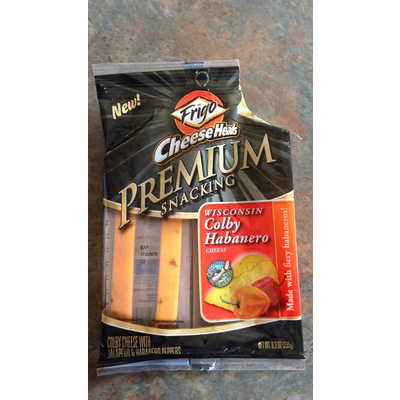 CheeseHeads Premium Snacking, Colby Cheese with Jalapeno & Habanero Peppers