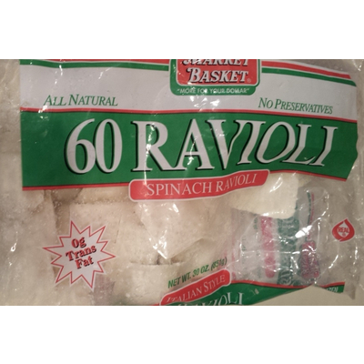 Ravioli, Spinach