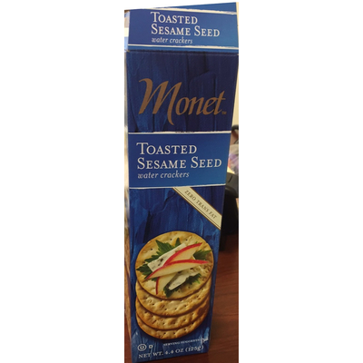 Water Crackers, Toasted Sesame Seed