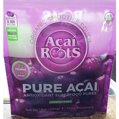 Organic Smoothie, Pure Acai