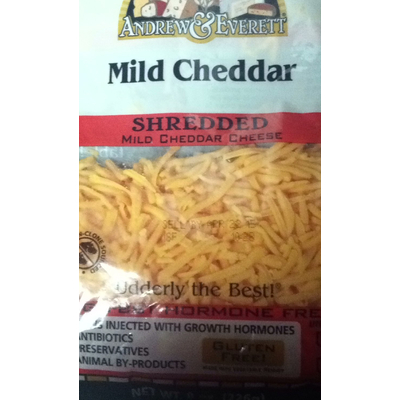 Shredded Cheese, Mild Cheddar