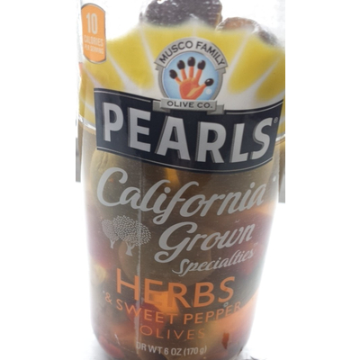 Pearls, Olives, Herbs & Sweet Pepper