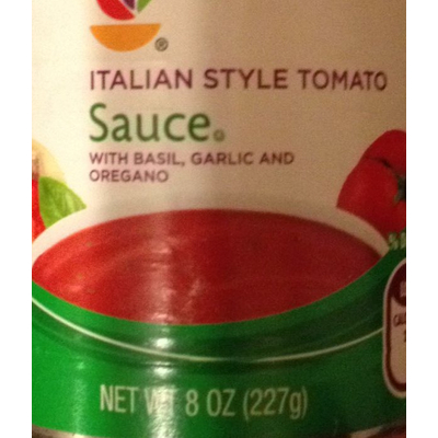 Sauce, Italian Style Tomato