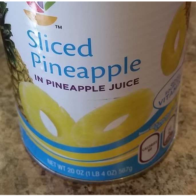 Sliced Pineapple, in Pineapple Juice