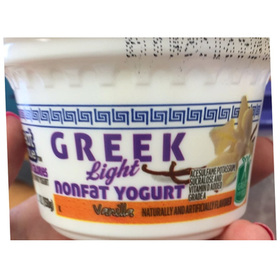 Greek Light Nonfat Yogurt, Vanilla